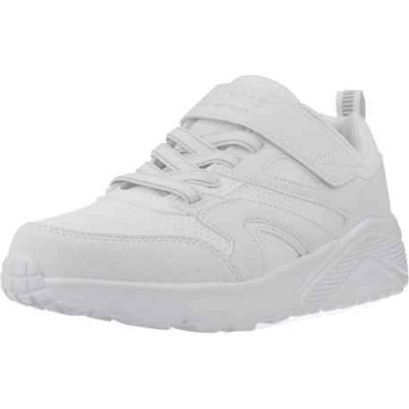 Baskets enfant garçon légère souple Blanc wht+Noir+Noir bbk 4 - vertbaudet enfant 
