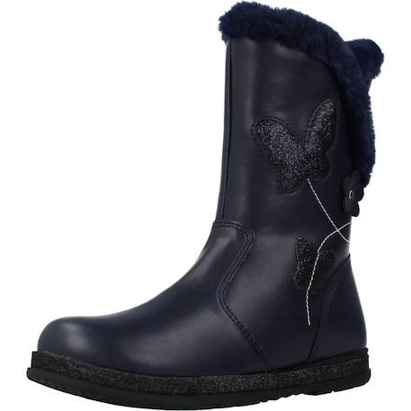 Bottes fille modèle campanella Argent+Bleu 10 - vertbaudet enfant 