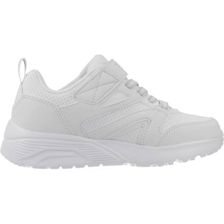 Baskets enfant garçon légère souple Blanc wht+Noir+Noir bbk 1 - vertbaudet enfant 