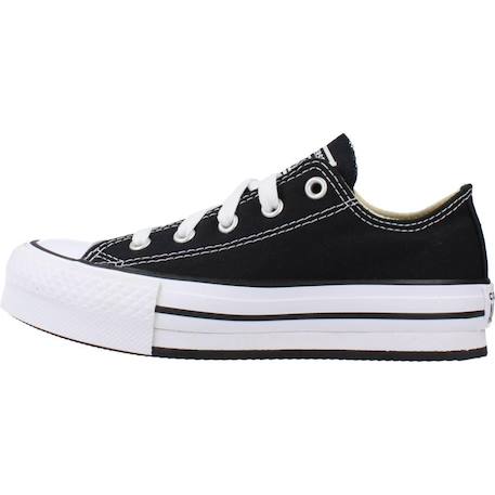 Baskets enfant fille en textile Noir black 2 - vertbaudet enfant 