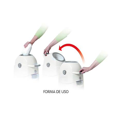 Poubelle à couches compatible sacs universels Blanc Grand 5 - vertbaudet enfant 