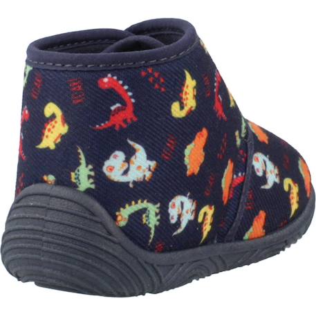 Chaussons garçon modèle ankle boot tulip Bleu 800+Bleu 860 3 - vertbaudet enfant 