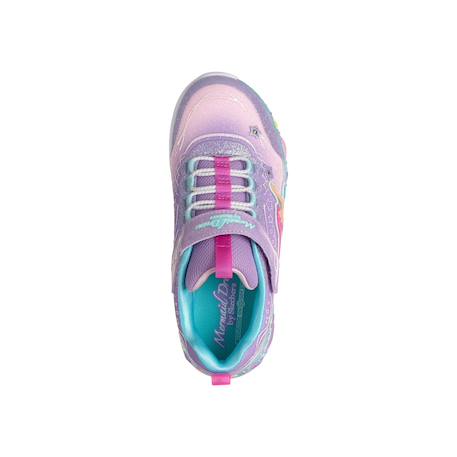 Baskets basses à scratch Bleu blmt+Lvmt levender multi+Violet lvmt 11 - vertbaudet enfant 