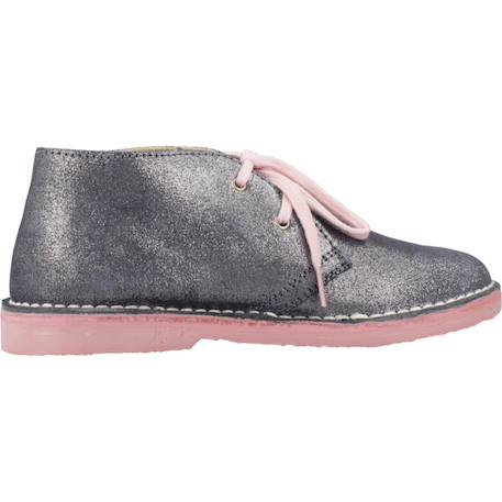 Bottes fille modèle 1060530c Argent+Bleu 1 - vertbaudet enfant 