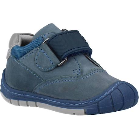 Bottes garçon modèle dexter Bleu 800+Bleu 860+Jaune 260 11 - vertbaudet enfant 