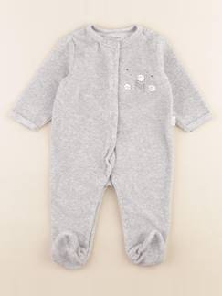 Seconde main-Fille-Pyjama velours - 6 mois