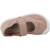 Basket fille textile mercedita Blanc blanco+Rose ballet 12 - vertbaudet enfant 