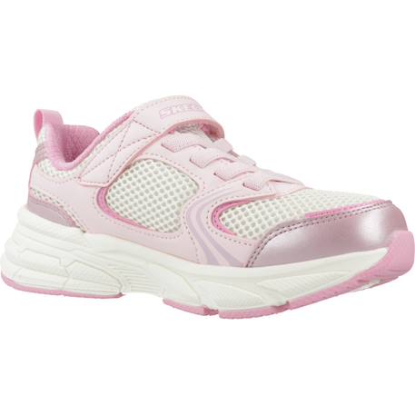 Basket fille synthétique légère et souple Blanc wsl+Rose pnk 11 - vertbaudet enfant 