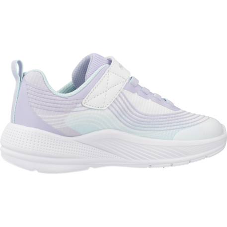 Baskets basses à scratch Blanc et violet+Blanc wlvm+Purpe aqua+Rose 7 - vertbaudet enfant 