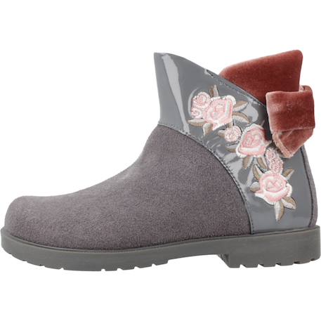 Bottes fille modèle chiay Gris 2 - vertbaudet enfant 