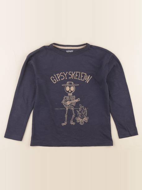 Tee-shirt - 8 ans Bleu 1 - vertbaudet enfant 