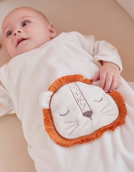 Gigoteuse babou en veloudoux® Beige+Ecru 4 - vertbaudet enfant 