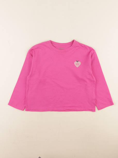 Tee-shirt - 6 ans Rose 1 - vertbaudet enfant 