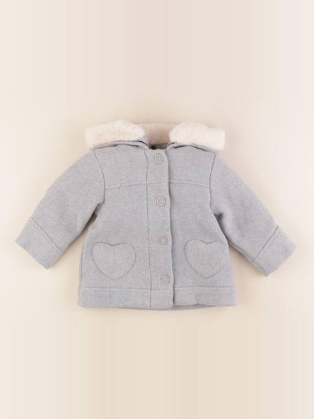 Manteau - 12 mois Gris 1 - vertbaudet enfant 