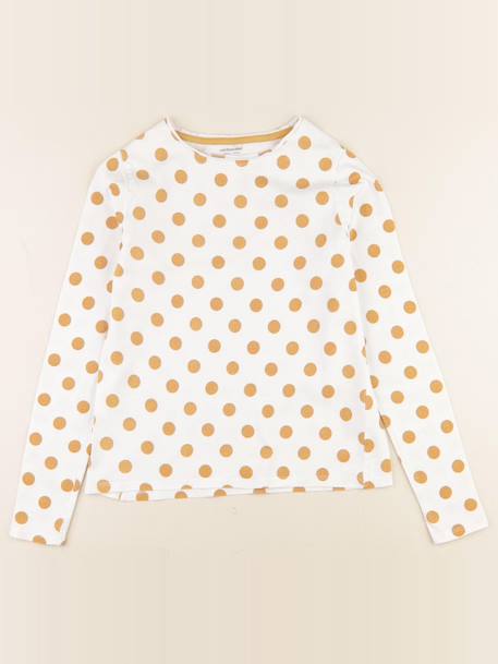 Tee-shirt - 10 ans Beige, marron 1 - vertbaudet enfant 