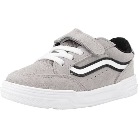 Baskets enfant garçon en cuir Gris gryblk 4 - vertbaudet enfant 