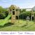 Aire de jeux portique en bois woodi - double balançoire, toboggan, mur d'escalade, bac a sable, table pique nique, cabane, échelle Marron 2 - vertbaudet enfant 