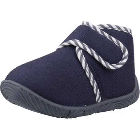 Chaussons fille modèle teddy Bleu 800 4 - vertbaudet enfant 