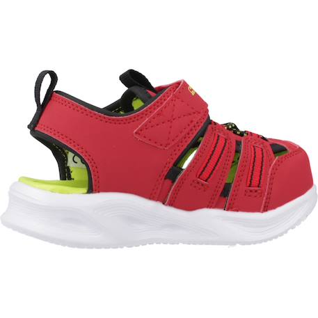 Sandales bébé garçon légère souple Bleu blnv+Noir bklm+Rouge rdbk 13 - vertbaudet enfant 