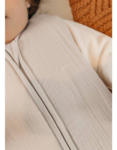 Gigoteuse bébé en mousseline bio Beige 2 - vertbaudet enfant 