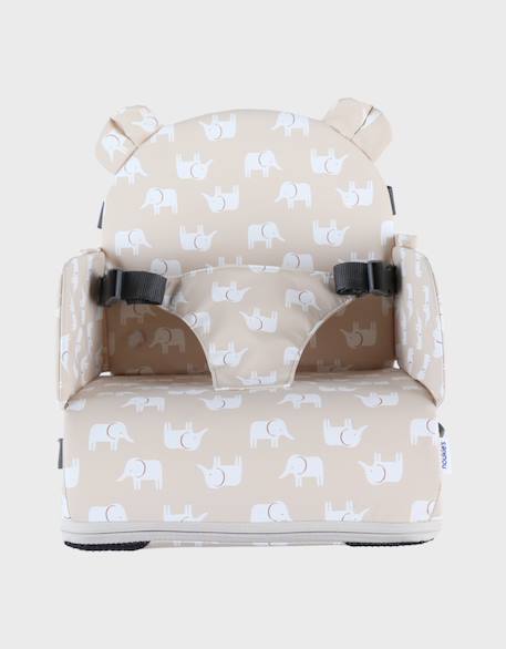 Réhausseur de chaise imperméable Beige+Blanc+Blanc imprimé+Bleu+Marron+Rose 2 - vertbaudet enfant 