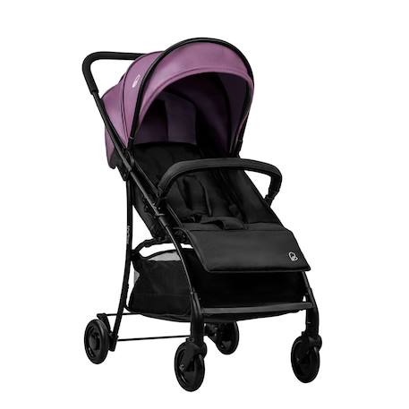 Poussette urbaine légère et compacte Milan Noir et violet 1 - vertbaudet enfant 