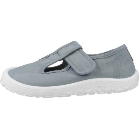 Basket fille textile bosco barefoot Blanc blanco+Bleu atlntc+Bleu marino+Gris hielo+Rose ballet+Vert aloe 8 - vertbaudet enfant 