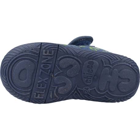 Chaussons garçon modèle ankle boot tulip Bleu 860 6 - vertbaudet enfant 