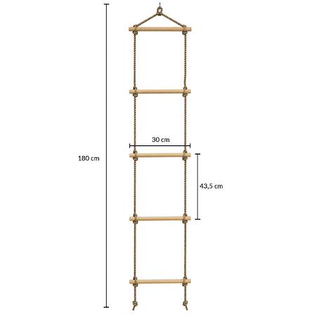 Kangui echelle de corde pour enfants pour structures de jeux Beige 4 - vertbaudet enfant 