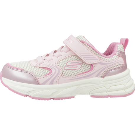 Basket fille synthétique légère et souple Blanc wsl+Rose pnk 8 - vertbaudet enfant 
