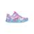 Baskets basses à scratch Bleu blmt+Lvmt levender multi+Violet lvmt 12 - vertbaudet enfant 