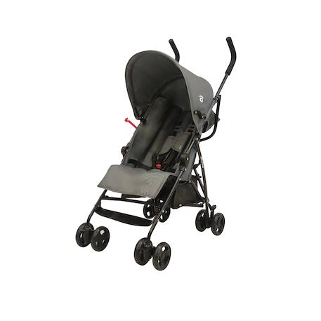 Poussette canne légère double roues Mia Noir, gris 2 - vertbaudet enfant 