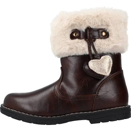 Bottes fille modèle 112301 Bordeaux 2 - vertbaudet enfant 