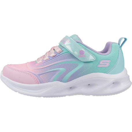 Basket fille synthétique lumineuse à led Multicolore+Multicolore aqmt+Rose+Violet 8 - vertbaudet enfant 