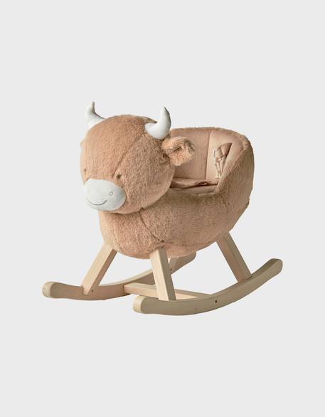 Bascule pour bébé - fluffy cow Beige 2 - vertbaudet enfant 