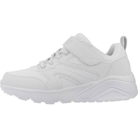 Baskets enfant garçon légère souple Blanc wht+Noir+Noir bbk 2 - vertbaudet enfant 