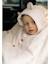 Poncho bébé mousseline de coton bio Beige 4 - vertbaudet enfant 
