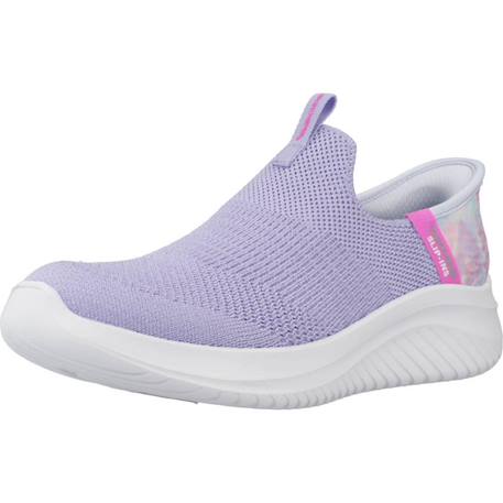 Baskets enfant fille en textile confortable Violet lavande+Violet lvmt 10 - vertbaudet enfant 