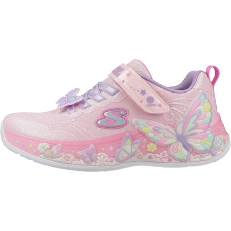 Basket fille synthétique légère et souple Rose+Rose lpmt+Violet 8 - vertbaudet enfant 
