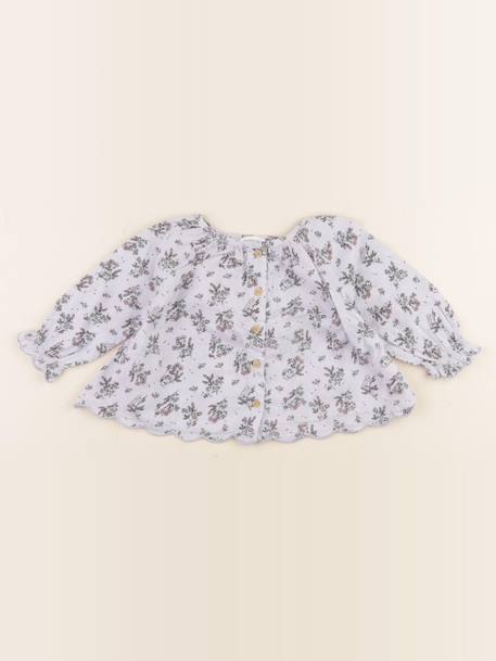 Blouse - 9 mois Bleu 1 - vertbaudet enfant 