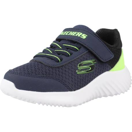Basket bébé garçon synthétique légère slip-on Bleu nvlm 4 - vertbaudet enfant 