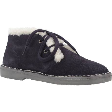 Bottes fille modèle 1060530c Argent+Bleu 11 - vertbaudet enfant 