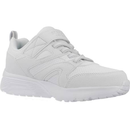 Baskets enfant garçon légère souple Blanc wht+Noir+Noir bbk 5 - vertbaudet enfant 
