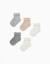 Pack 5 paires de chaussettes côtelées Multicolore 1 - vertbaudet enfant 