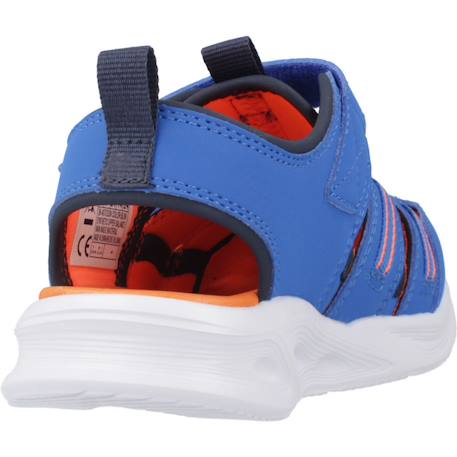 Sandales bébé garçon légère souple Bleu blnv+Noir bklm+Rouge rdbk 3 - vertbaudet enfant 