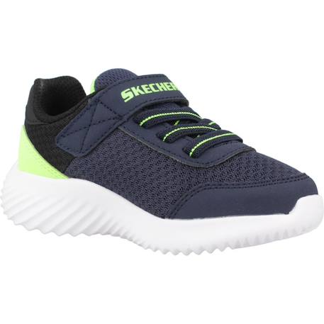 Basket bébé garçon synthétique légère slip-on Bleu nvlm 5 - vertbaudet enfant 