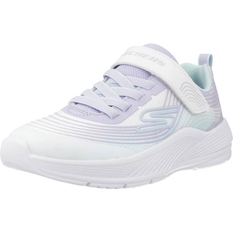 Baskets basses à scratch Blanc et violet+Blanc wlvm+Purpe aqua+Rose 10 - vertbaudet enfant 