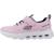 Baskets enfant fille légère souple Bleu nvy+Gris lgy+Noir blk+Rose+Rose ltpk 26 - vertbaudet enfant 