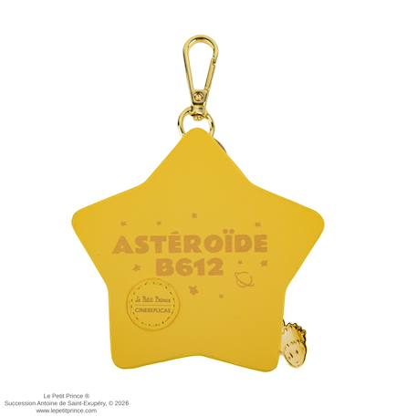 Porte-clés pochette les étoiles sont des guides - le petit prince Jaune 6 - vertbaudet enfant 