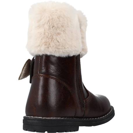 Bottes fille modèle 112301 Bordeaux 3 - vertbaudet enfant 